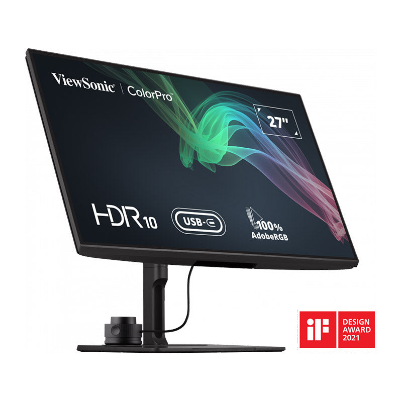 ViewSonic VP2786-4K 27" IPS 4K USB C Monitor with Integrated Color Wheel, 100% Adobe RGB, 98% DCI-P3, Pantone Validated, 90W Charging, HDMI, DisplayPort for Professional Home and Office