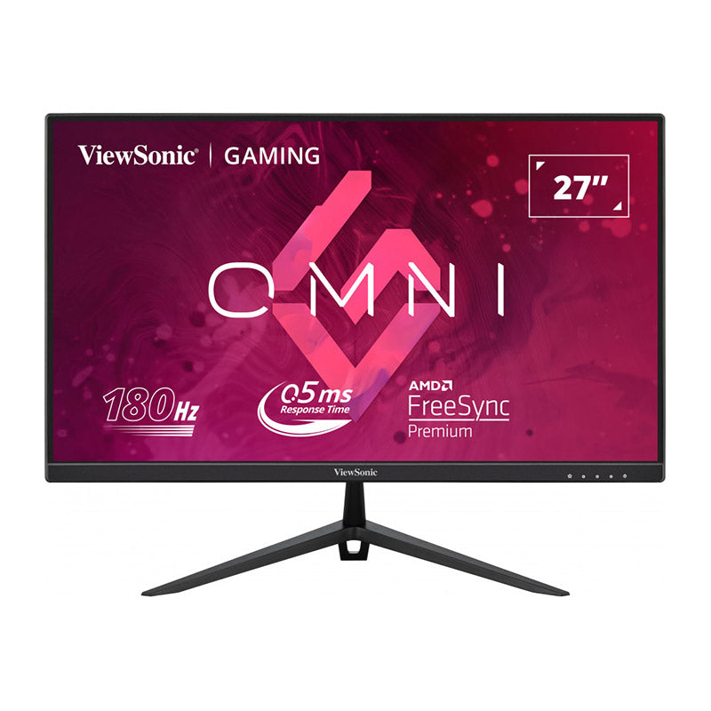 ViewSonic VX2728 27" IPS 180Hz, FHD 1080p Gaming Monitor, Built-in Speaker, AMD FreeSync Premium, VESA Adaptive Sync and clearMR, 0.5 ms, HDMI, DisplayPort
