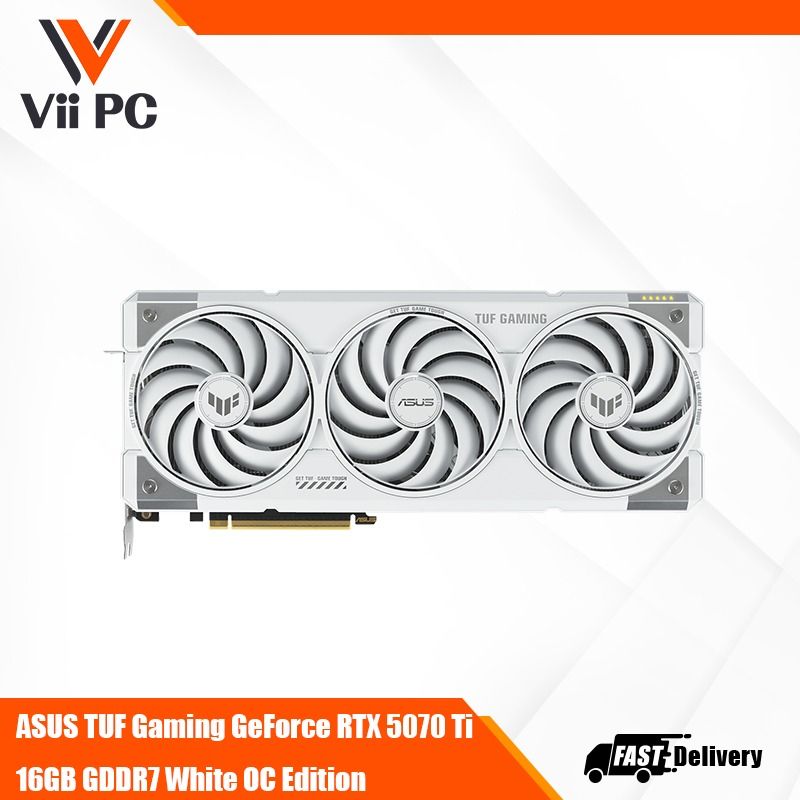 ASUS TUF Gaming GeForce RTX 5070 Ti 16GB GDDR7 White OC Edition
