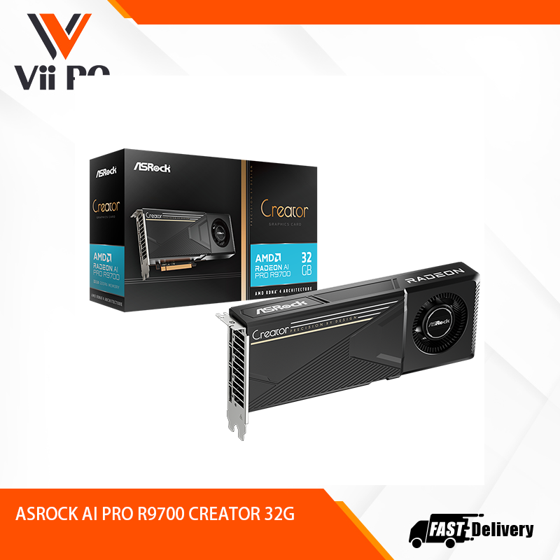 ASROCK AI PRO R9700 Creator 32G