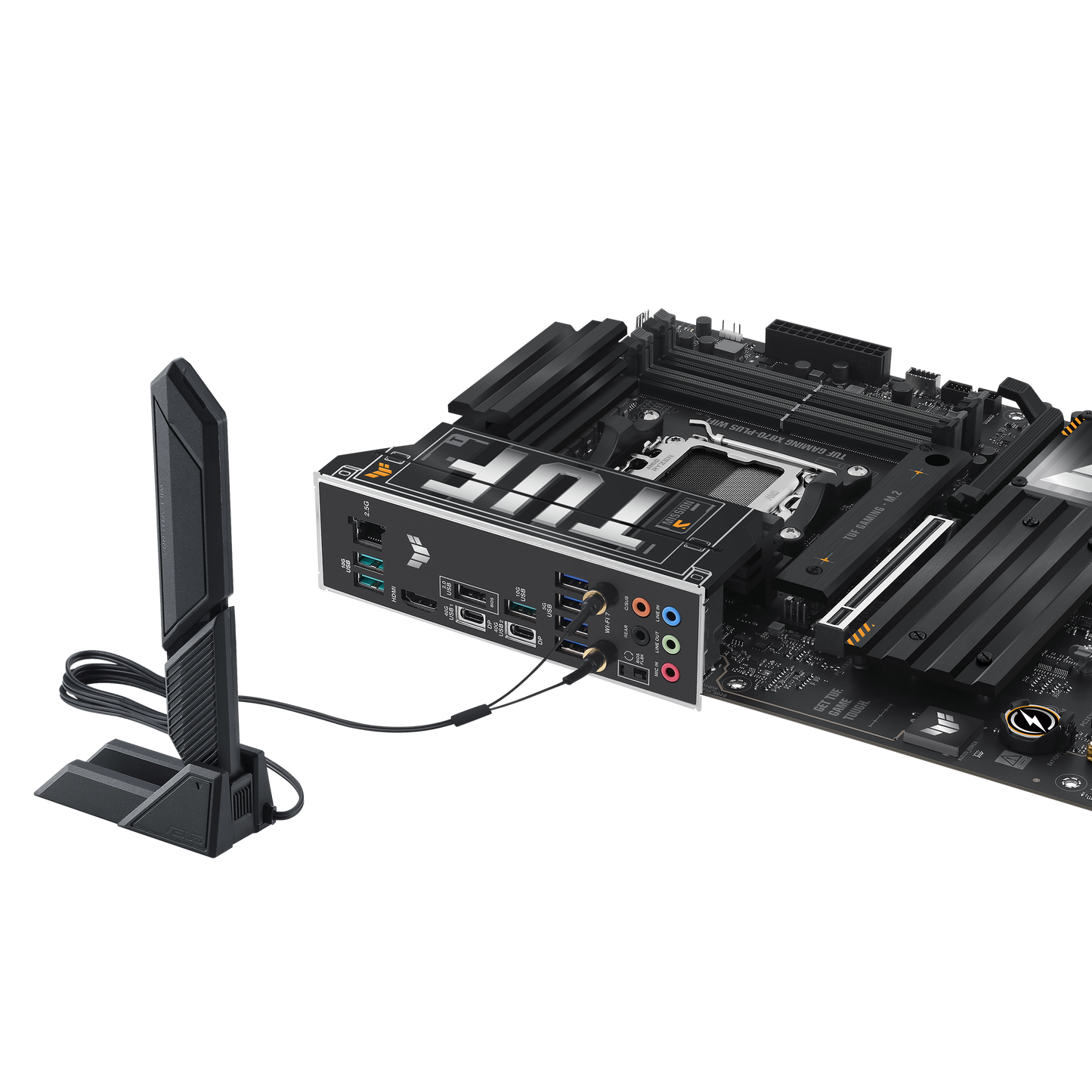 ASUS TUF GAMING X870-PLUS WIFI AMD Ryzen 9000 Series AM5 ATX Gaming Motherboard