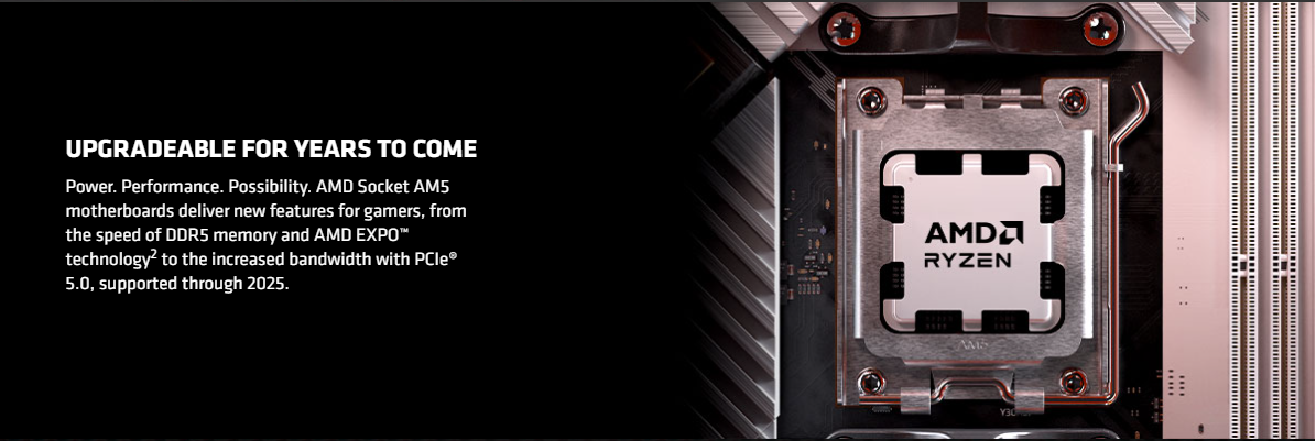 AMD Ryzen™ 7 7800X3D - Ryzen 7 7000 Series Desktop Processor (8-Core, Socket AM5, 120W, AMD Radeon Graphics) - 100-100000910WOF Local 4 Years Warranty (TRAY)
