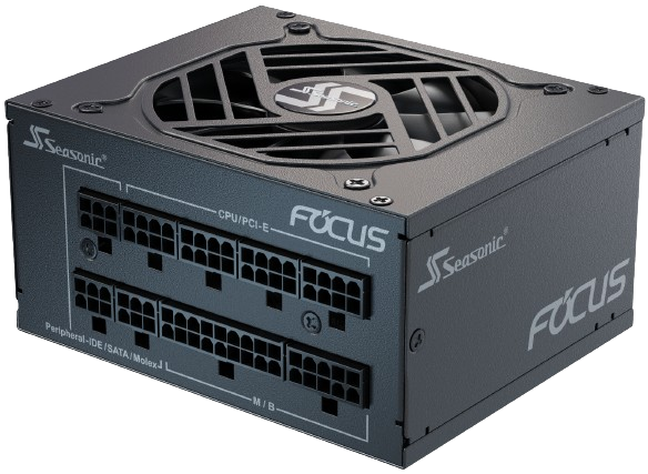 Seasonic FOCUS SPX-750 (2021) 80 Plus® Platinum Certified Fully Modular SFX Power Supply - Hybrid Silent Fan Control, SFX to ATX Bracket (10 Year Warranty)