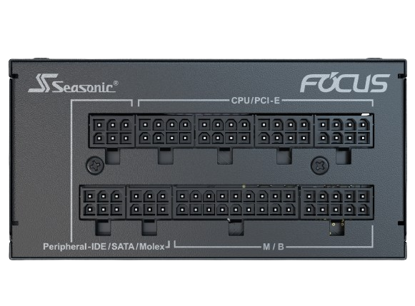 Seasonic FOCUS SPX-750 (2021) 80 Plus® Platinum Certified Fully Modular SFX Power Supply - Hybrid Silent Fan Control, SFX to ATX Bracket (10 Year Warranty)