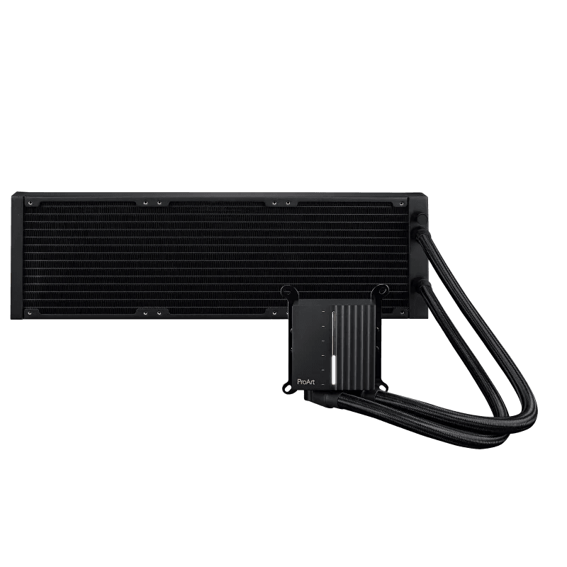 ASUS ProArt LC 420 ALL-IN-ONE CPU LIQUID COOLER w illuminated system status meter & 3 Noctua NF-A14, PWM 140mm fans