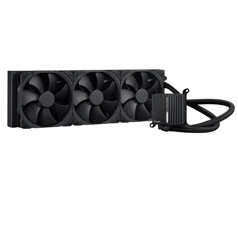 ASUS ProArt LC 420 ALL-IN-ONE CPU LIQUID COOLER w illuminated system status meter & 3 Noctua NF-A14, PWM 140mm fans