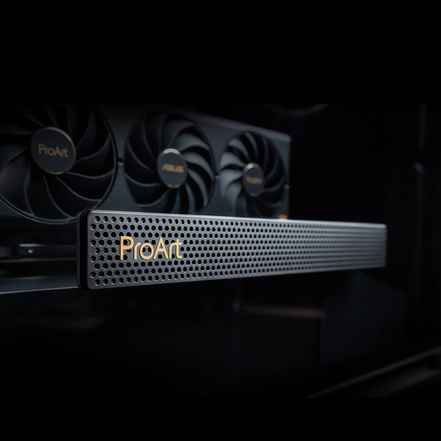 ASUS ProArt PA602 E-ATX Mid Tower - 420mm radiator support, one 140mm and two 200mm pre-installed system fans