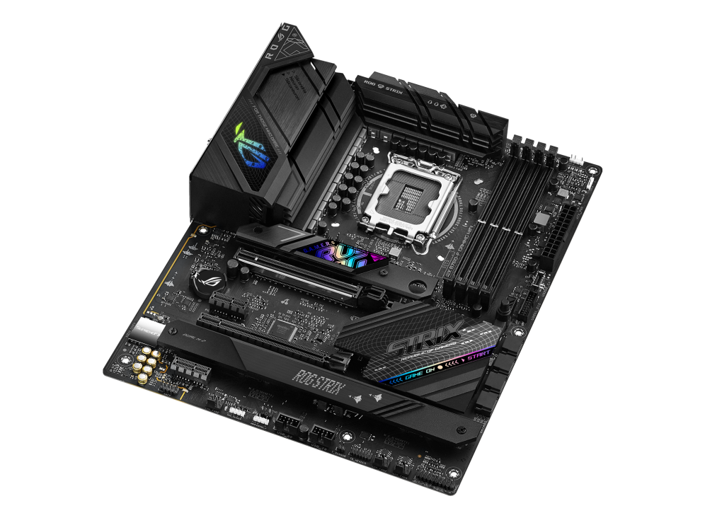 ASUS ROG STRIX LC II 240 ARGB AIO CPU Liquid Cooler + ASUS ROG STRIX B760-F GAMING WIFI 6E DDR5 Motherboard (AIO Cooler BUNDLE)