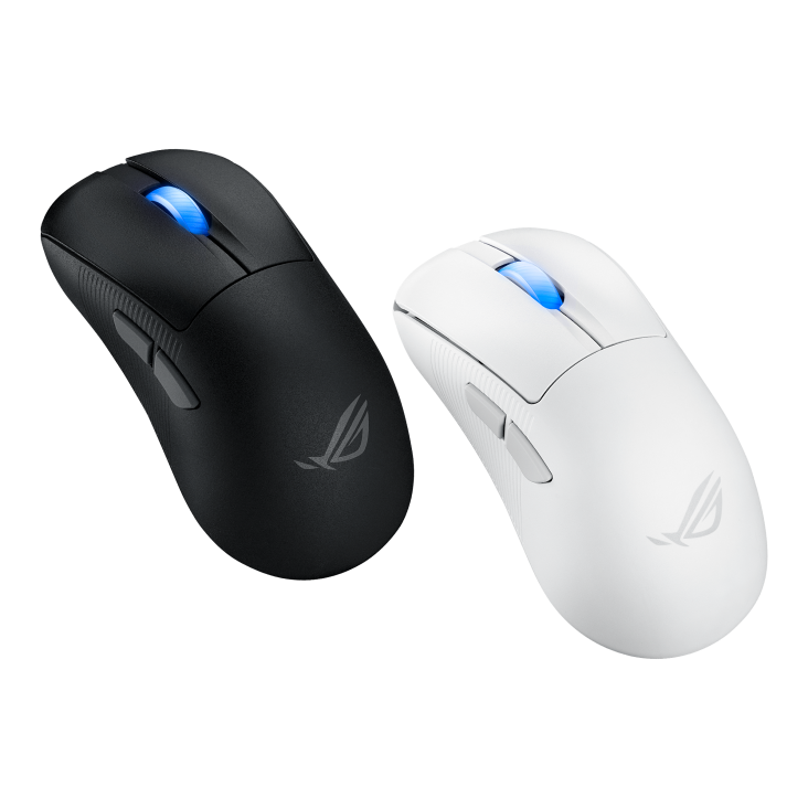 ASUS ROG Keris II Ace Wireless Gaming Mouse - 54 g, ROG AimPoint Pro 42000 DPI, AURA Sync, Tri-mode Connectivity