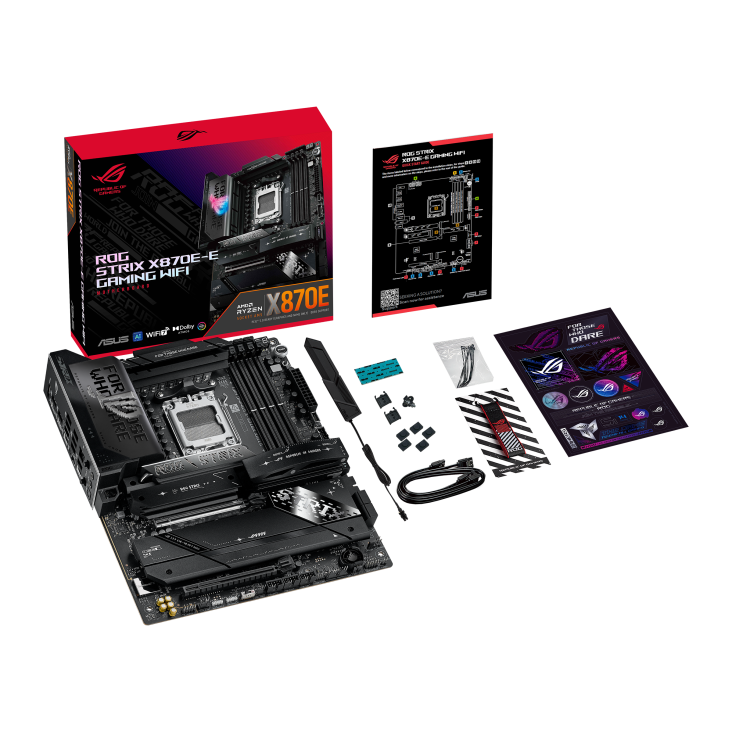 ASUS ROG STRIX X870E-E GAMING WIFI AMD Ryzen 9000 Series DDR5 Motherboard