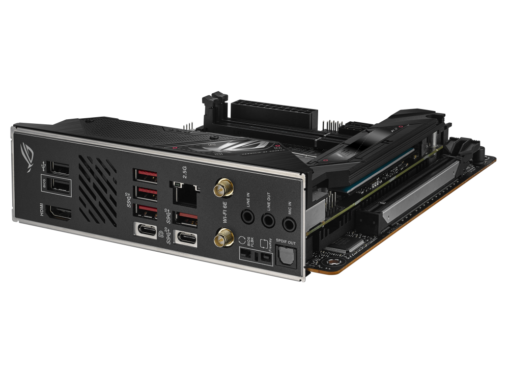ASUS ROG STRIX B650E-I GAMING WIFI AM5 Mini-ITX Motherboard + AMD Ryzen 7 7800X3D (AM5) Processor BUNDLE