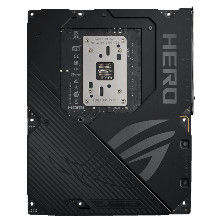 ASUS ROG CROSSHAIR X870E HERO Gaming WIFI AMD Ryzen 9000 DDR5 Motherboard