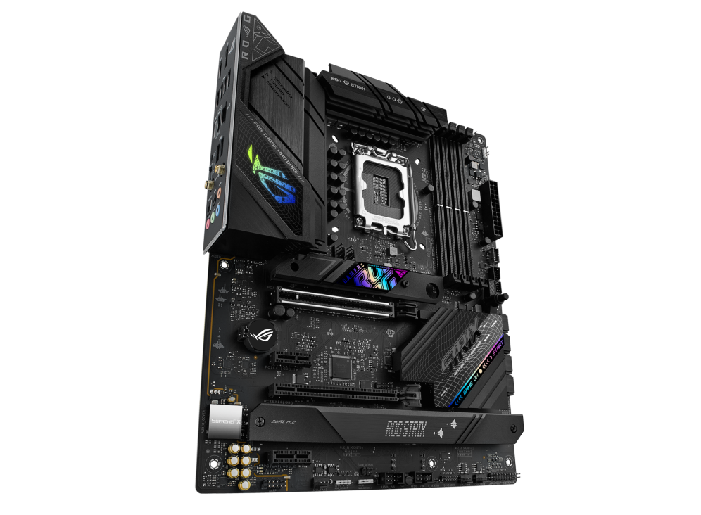 ASUS ROG STRIX LC II 240 ARGB AIO CPU Liquid Cooler + ASUS ROG STRIX B760-F GAMING WIFI 6E DDR5 Motherboard (AIO Cooler BUNDLE)
