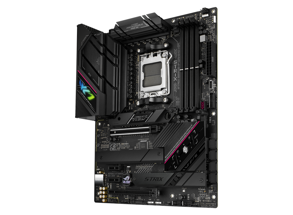 ASUS ROG STRIX LC II 240 ARGB AIO CPU Liquid Cooler + ASUS ROG STRIX B650E-F GAMING WIFI ATX Motherboard (AIO Cooler BUNDLE)
