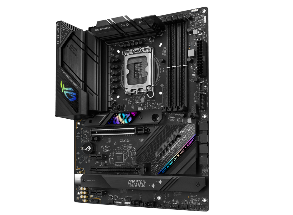 ASUS ROG STRIX LC II 240 ARGB AIO CPU Liquid Cooler + ASUS ROG STRIX B760-F GAMING WIFI 6E DDR5 Motherboard (AIO Cooler BUNDLE)
