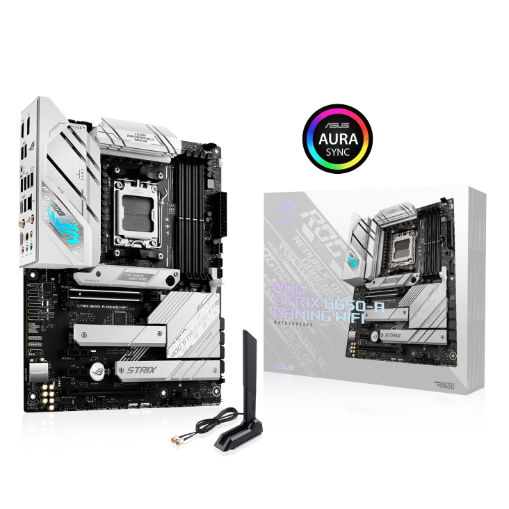 ASUS ROG STRIX B650-A GAMING WIFI AM5 ATX Motherboard + AMD Ryzen 7 7800X3D (AM5) Processor BUNDLE