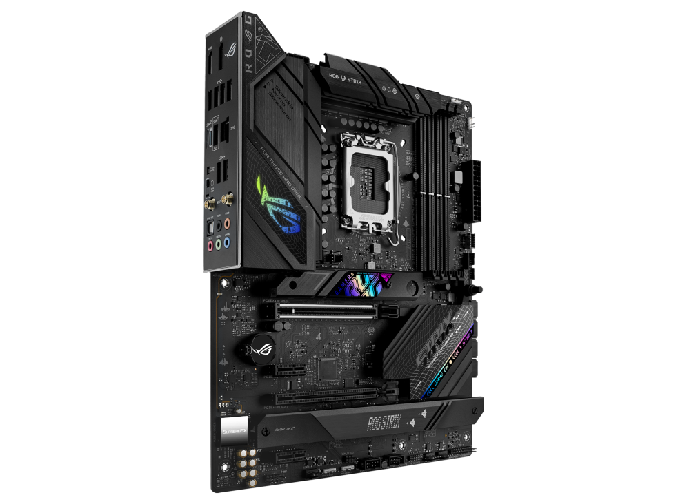 ASUS ROG STRIX LC II 240 ARGB AIO CPU Liquid Cooler + ASUS ROG STRIX B760-F GAMING WIFI 6E DDR5 Motherboard (AIO Cooler BUNDLE)