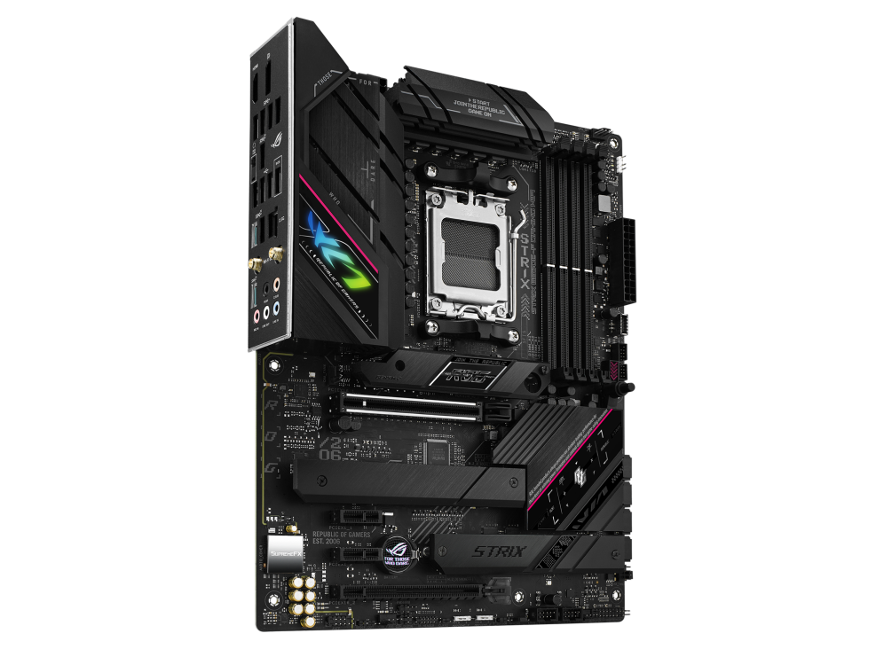 ASUS ROG STRIX LC II 240 ARGB AIO CPU Liquid Cooler + ASUS ROG STRIX B650E-F GAMING WIFI ATX Motherboard (AIO Cooler BUNDLE)