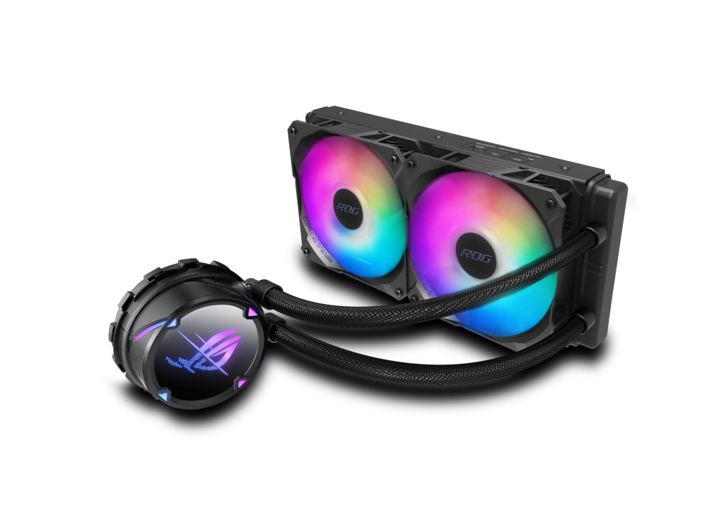 ASUS ROG STRIX LC II 240 ARGB AIO CPU Liquid Cooler + ASUS ROG STRIX B760-F GAMING WIFI 6E DDR5 Motherboard (AIO Cooler BUNDLE)