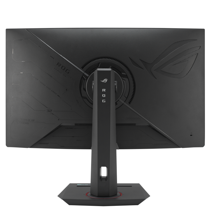 ASUS ROG Strix XG32WCS USB Type-C Gaming Monitor - 32" (31.5 viewable) 2560x1440, Curved, 180Hz (Above 144Hz), 1ms (GTG), Fast VA, Extreme Low Motion Blur Sync, USB Type-C, FreeSync, DisplayWidget Center, tripod socket, HDR