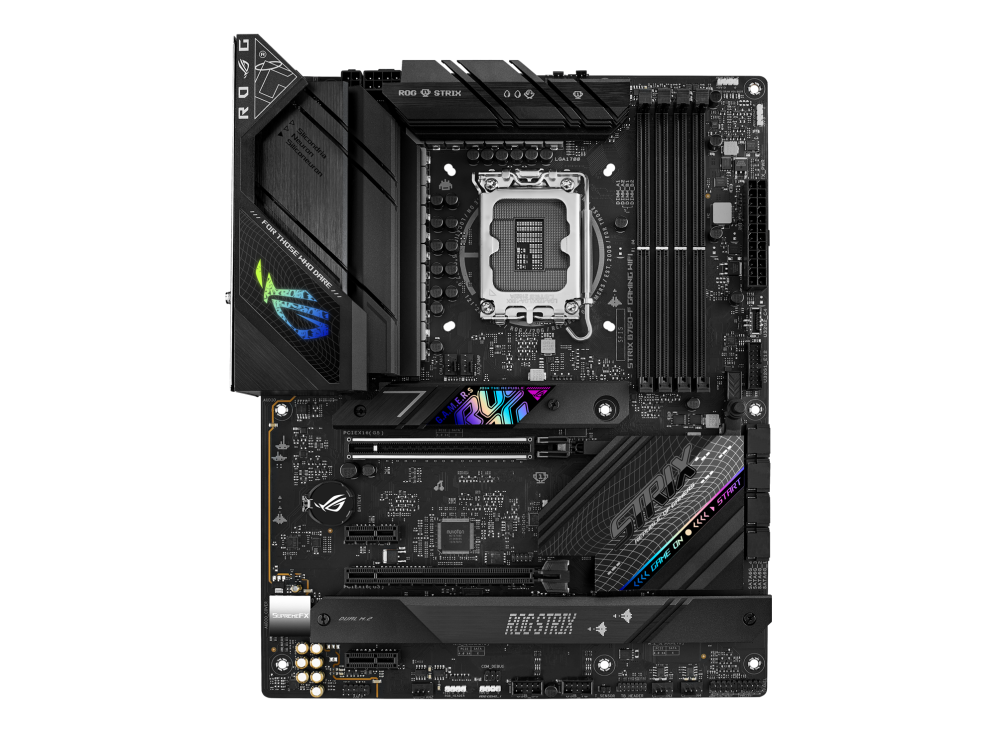 ASUS ROG STRIX LC II 240 ARGB AIO CPU Liquid Cooler + ASUS ROG STRIX B760-F GAMING WIFI 6E DDR5 Motherboard (AIO Cooler BUNDLE)