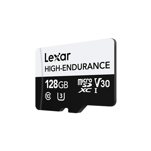 Lexar High-Endurance microSDHC/microSDXC UHS-I (U1/U3) Memory Card (32GB / 64GB / 128GB) - Up to 100MB/s read, 1080P FHD, 4K(Fast Video Capture), 24/7 video monitoring, High Durability