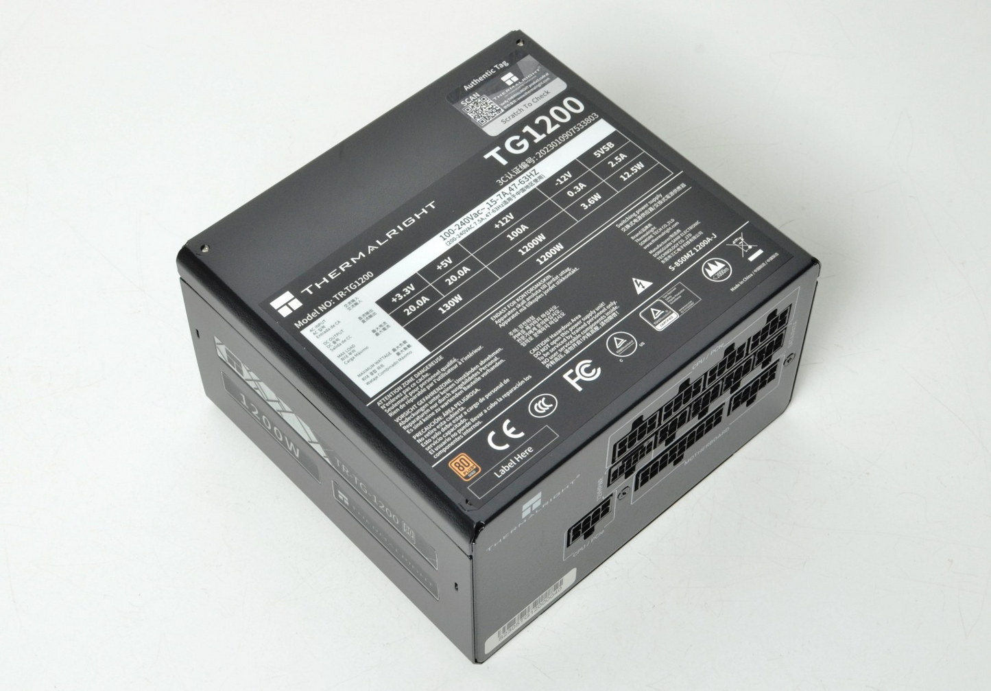Thermalright TG Gold 1200W (Modular ATX 3.0+Gen5) - 80 PLUS GOLD