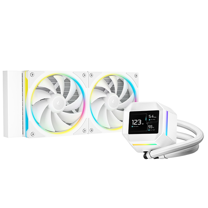 DeepCool LM240 / LM360 AIO ARGB Liquid Cooler with 2.4 IPS Mini‑LCD Display