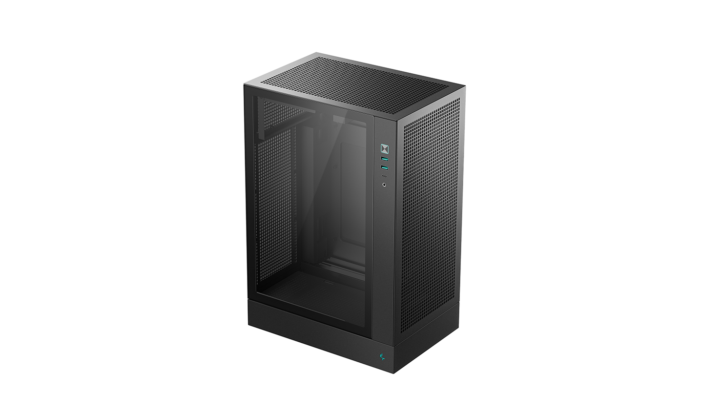 DeepCool CH170 PLUS Vertical Mid-Tower Case (Black/White)