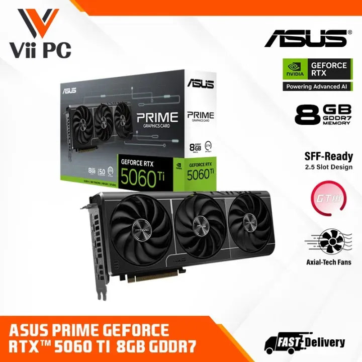 ASUS PRIME GeForce RTX 5060 Ti 8GB GDDR7 Edition