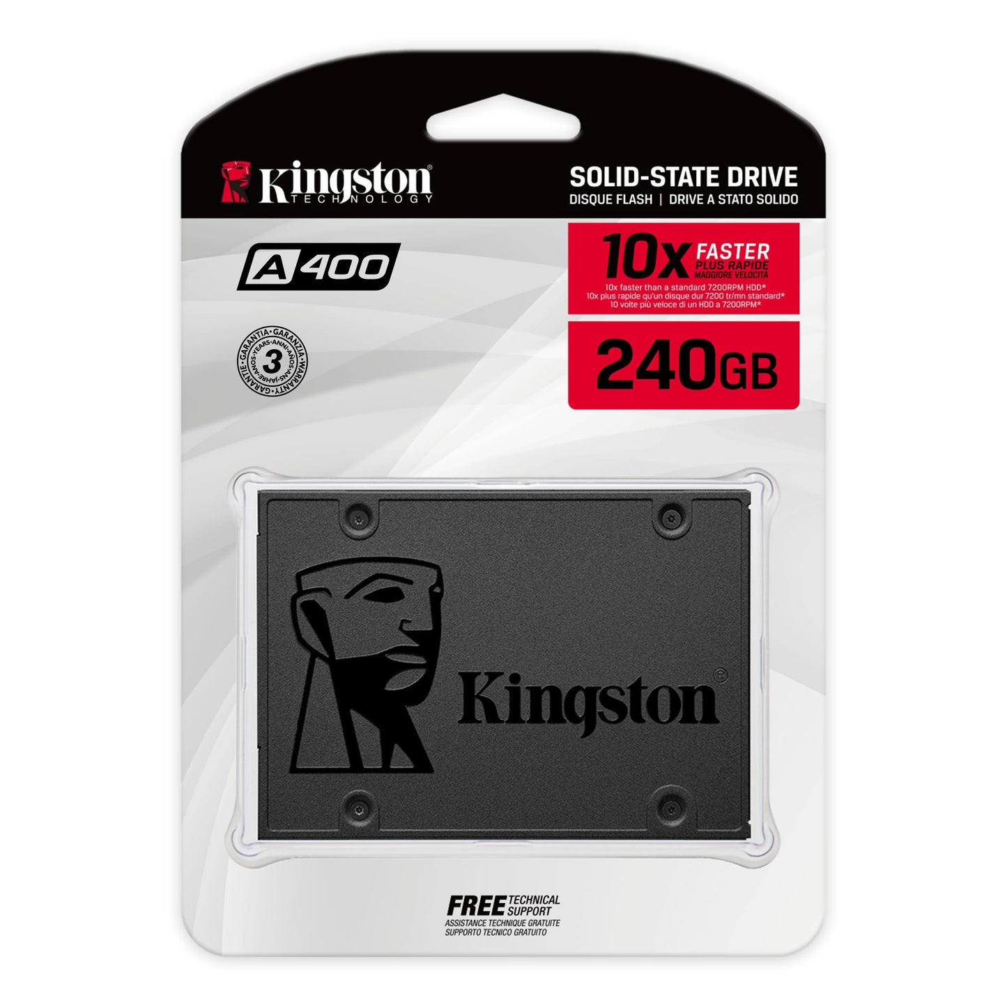 Kingston A400 2.5" SATA Internal SSD - 240GB/480GB/960GB