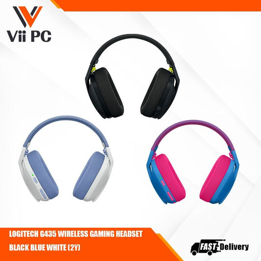 LOGITECH G435 WIRELESS GAMING HEADSET (2Y)