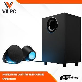 LOGITECH G560 2.1 Gaming Speakers with LIGHTSYNC RGB Gaming Speakers