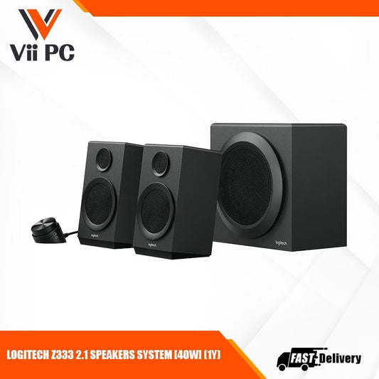 LOGITECH Z333 2.1 Speaker System with Subwoofer