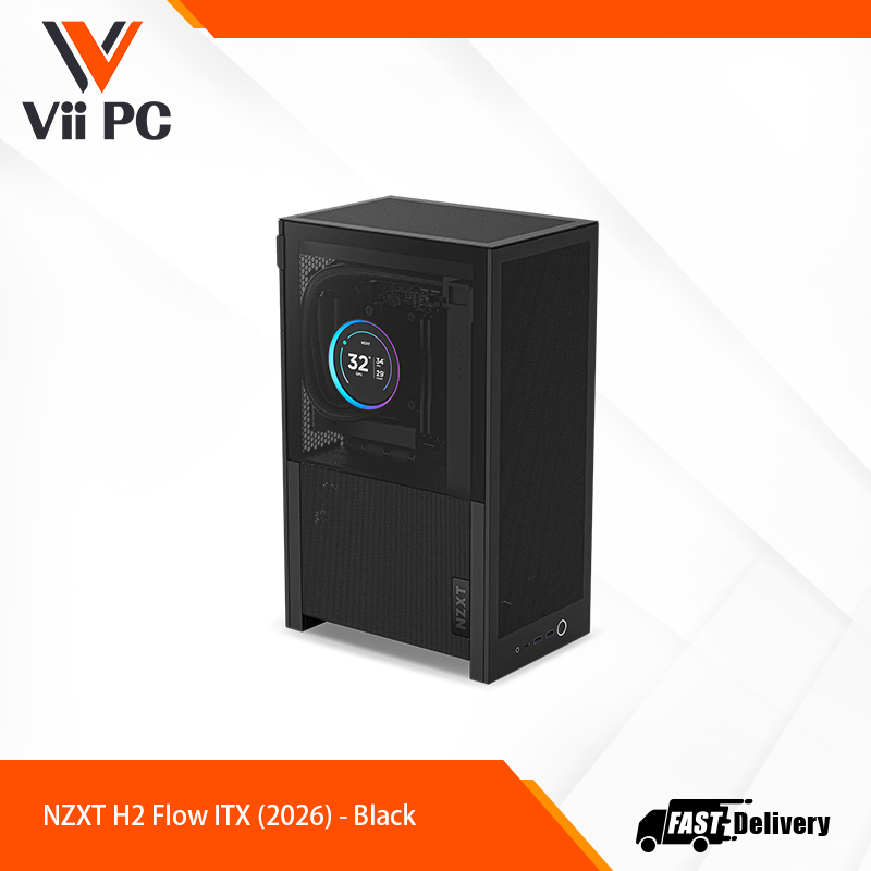NZXT H2 Flow ITX (2026) - Black