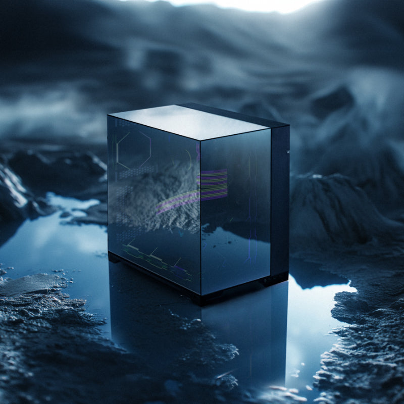 LIAN LI 011 VISION COLOR CHROME (Black Mirror Finish) - Tower Chassis