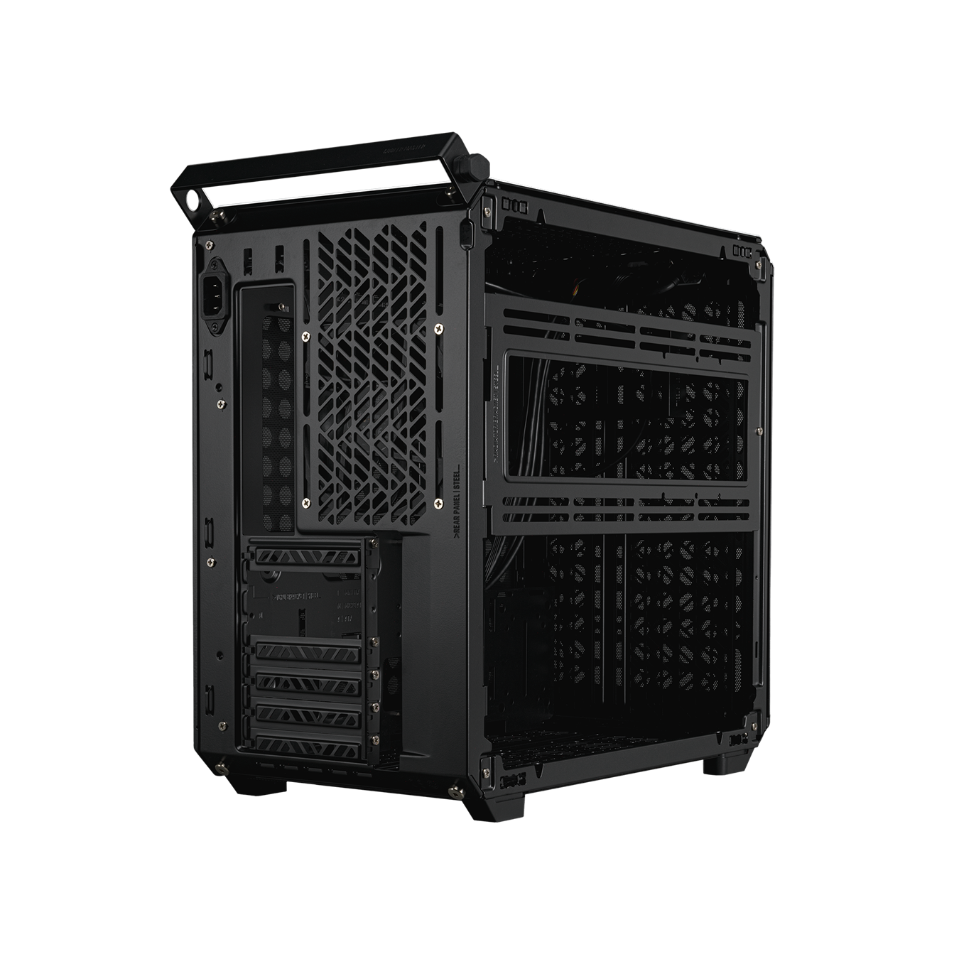 COOLER MASTER QUBE 500 FLATPACK QUBE Series ATX MID TOWER BLACK & WHITE EDITION CASE