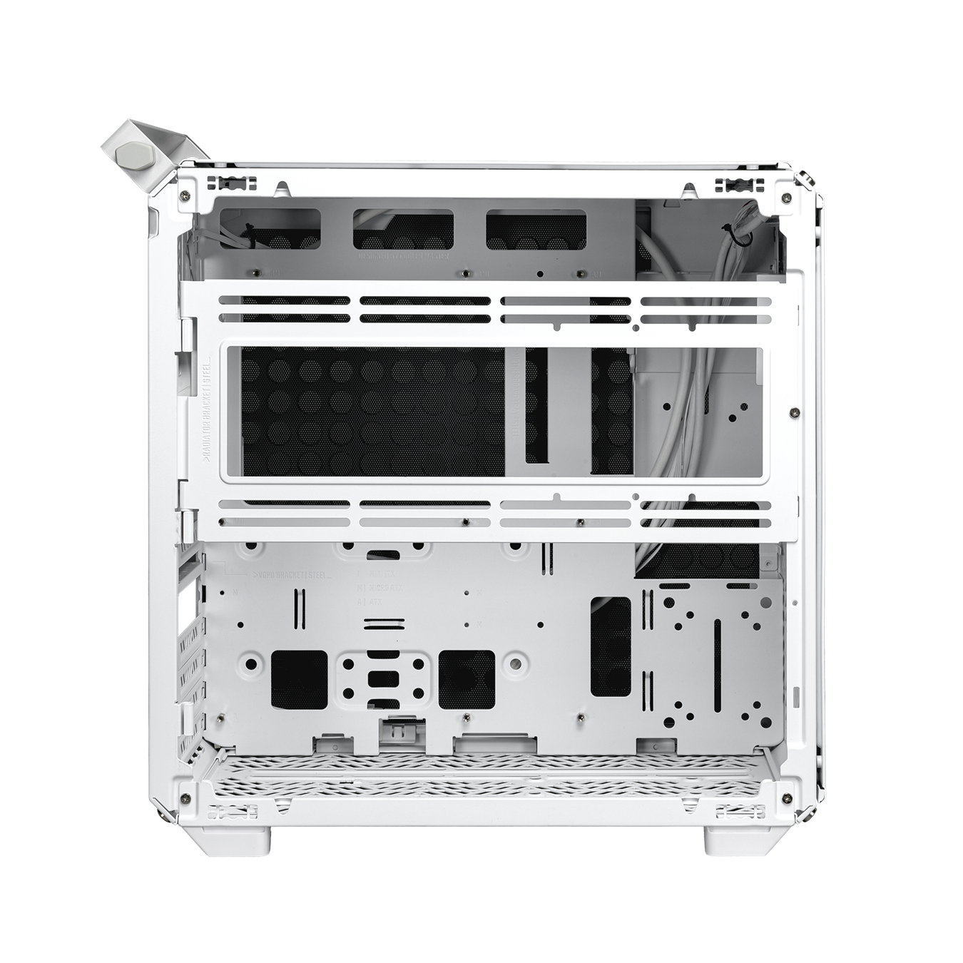 COOLER MASTER QUBE 500 FLATPACK QUBE Series ATX MID TOWER BLACK & WHITE EDITION CASE