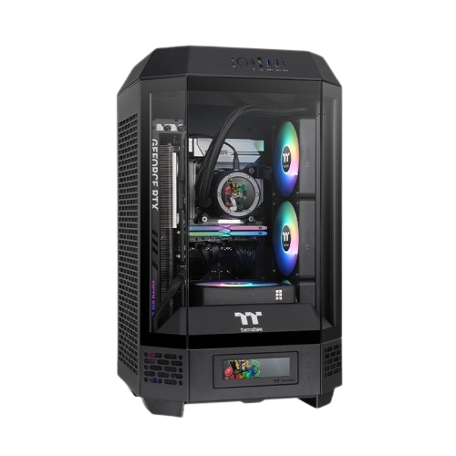 Thermaltake The Tower 250 Mini Tower Chassis - Black/Snow
