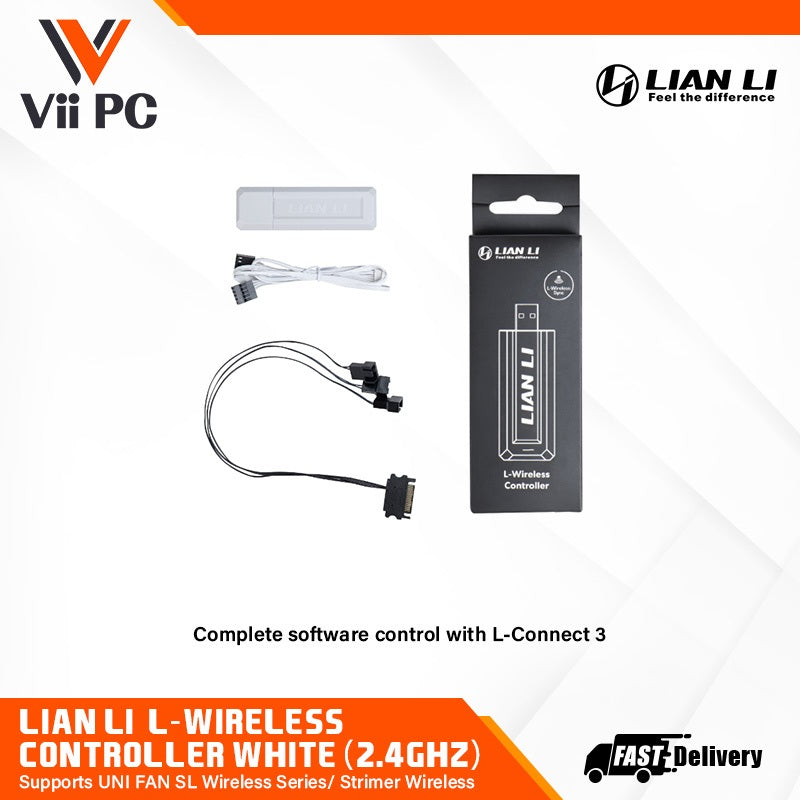 LIAN LI L-Wireless Controller Supports UNI FAN SL Wireless Series/ Strimer Wireless BLACK OR WHITE