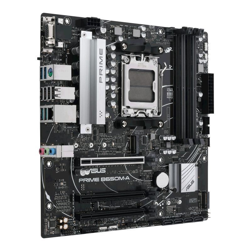 ASUS TUF GAMING LC 240 ARGB AIO CPU Liquid Cooler + ASUS PRIME B650M-A AM5, 2 x M.2, MATX Motherboard (AIO Cooler BUNDLE)