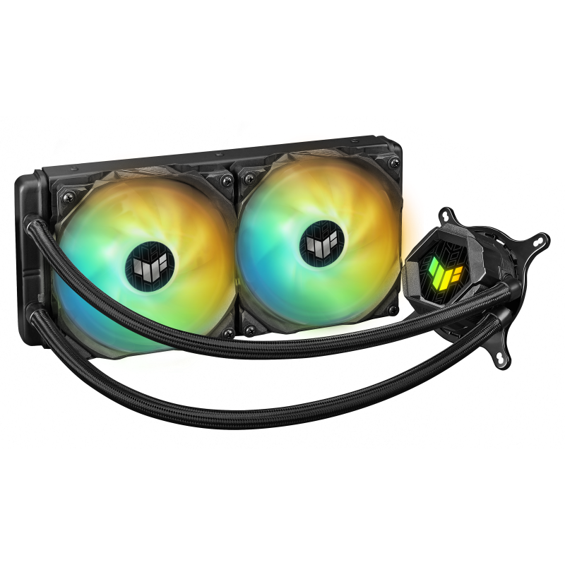 ASUS TUF GAMING LC 240 ARGB AIO CPU Liquid Cooler + ASUS PRIME B650M-A AM5, 2 x M.2, MATX Motherboard (AIO Cooler BUNDLE)