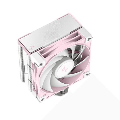 DeepCool AK400 PINK LIMITED CPU Cooler - 4 x 6mm Heatpipe Tower Cooler, Fluid Dynamic Bearing Fan, 220W TDP
