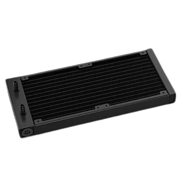 DEEPCOOL LS520S ZERO DARK CPU Liquid Cooler, 240mm, High-Performance FE120 FDB FANS, 4th GEN PUMP Powered AIOs, Hydro Bearing, White LED