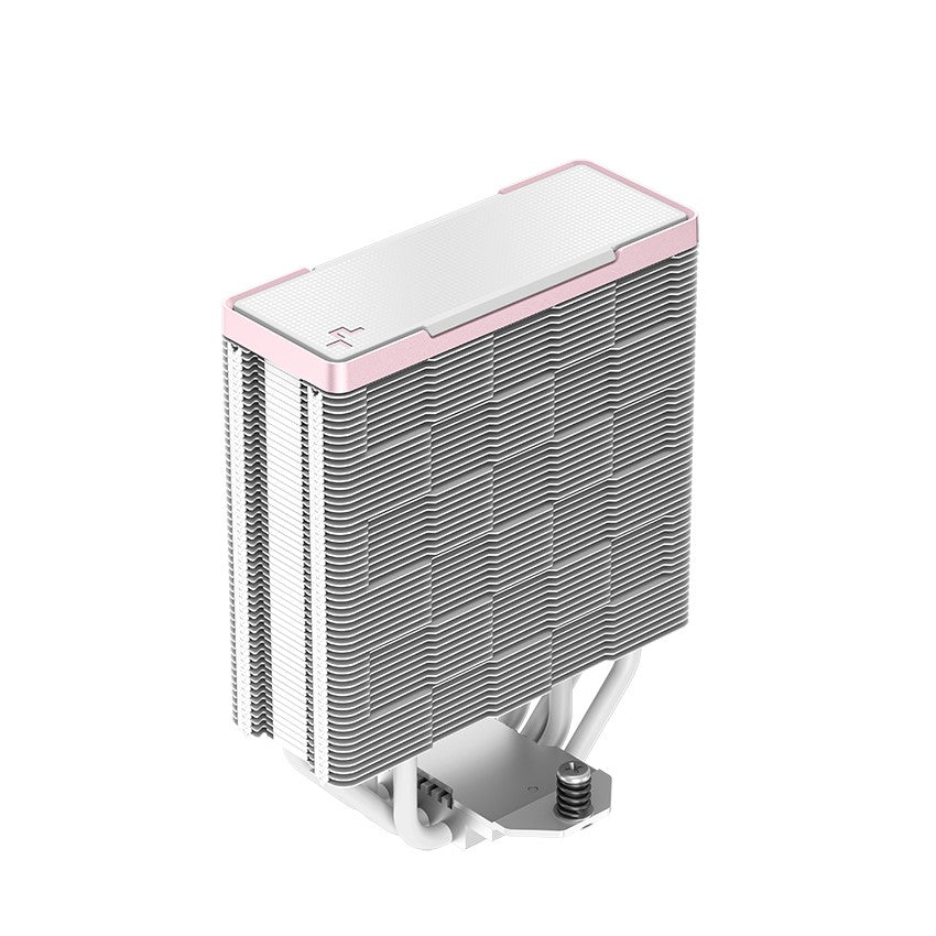 DeepCool AK400 PINK LIMITED CPU Cooler - 4 x 6mm Heatpipe Tower Cooler, Fluid Dynamic Bearing Fan, 220W TDP