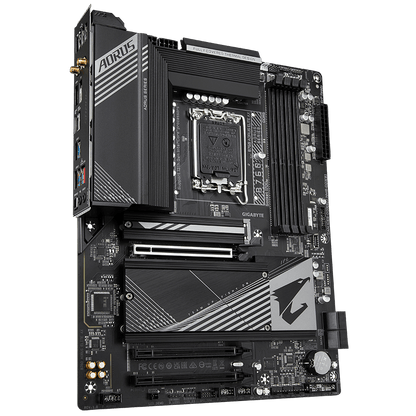 GIGABYTE B760 AORUS ELITE AX (rev. 1.x) Wi-Fi 6E DDR5 LGA 1700 M.2 PCIe 4.0 ATX Motherboard