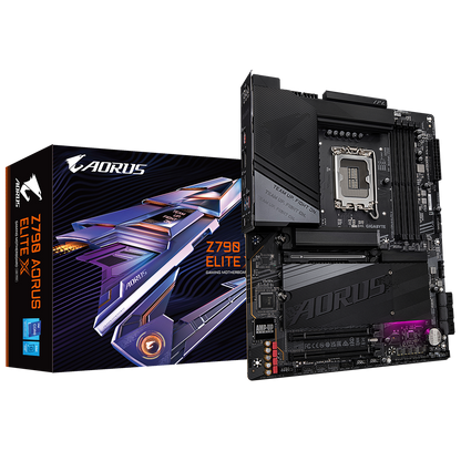 GIGABYTE Z790 AORUS ELITE X Motherboard + Intel i5-14600K / i5-14600KF (14th GEN) Processor BUNDLE