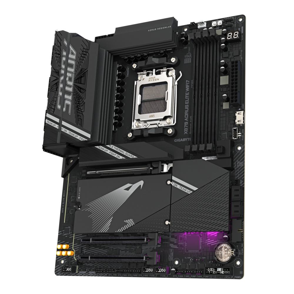 Gigabyte X870 AORUS Elite Wifi7 AMD Ryzen 9000 Series DDR5 Gaming Motherboard