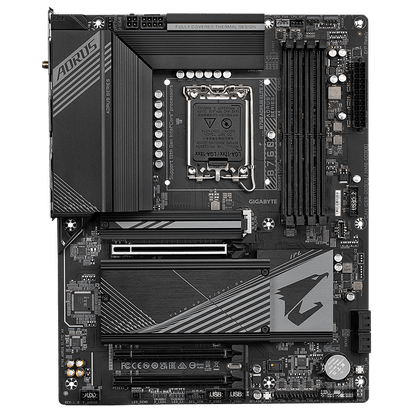 GIGABYTE B760 AORUS ELITE AX (rev. 1.x) Wi-Fi 6E DDR5 LGA 1700 M.2 PCIe 4.0 ATX Motherboard