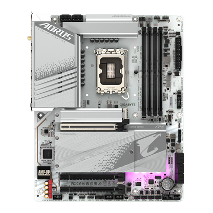 GIGABYTE Z790 AORUS ELITE AX ICE LGA1700 Socket/ICE Series/Wi-Fi 6E/PCIe 5.0/DDR5 Support/2.5GbE LAN ATX Gaming Motherboard